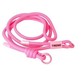 Snur textil dublu telefon mobil Fuchsia - Img 2