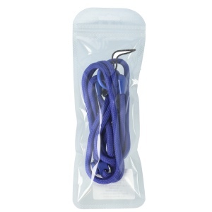 Snur textil pentru telefon mobil Electric Blue - Img 3