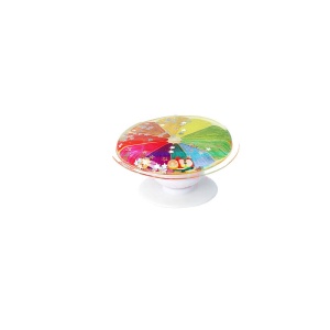 Stand suport adeziv telefon Liquid 3D Glitter Rainbow - Img 2