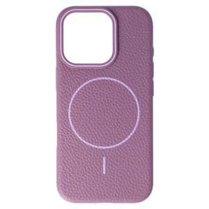 Toc Luxury Leather Magsafe Apple iPhone 16 Pro Purple - Img 1