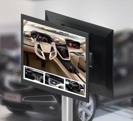 ALLMOUNTS Suport de podea mobil dublu - Img 2
