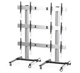ALLMOUNTS Suport de podea mobil extensibil pentru videowall 1x3 - Img 2