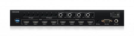 BLUSTREAM CMX44AB Matrice video HDMI 4x4 (4K, de-embedder, EDID, RS232, IR) - Img 2
