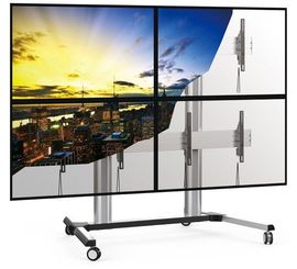 ALLMOUNTS Suport de podea mobil pentru videowall 2x2 - Img 2