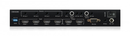 BLUSTREAM CMX42AB Matrice video HDMI 4x2 (4K, de-embedder, EDID, RS232, IR) - Img 2