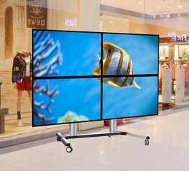 ALLMOUNTS Suport de podea mobil pentru videowall 2x2 - Img 4