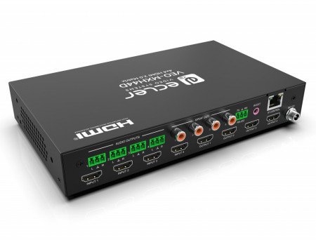 ECLER VEO-MXH44D Matrice video HDMI 4x4 cu extractoare audio si display - Img 3