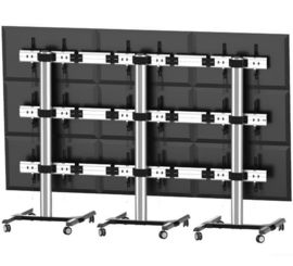 ALLMOUNTS Suport de podea mobil pentru videowall 3x3 - Img 2
