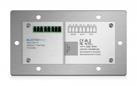 BLUSTREAM HEX31WP-TX Transmitter HDBaseT (HDMI x 2, USB-C, 40m @ 1080p, 100m @4K), RS232, IR, EDID - Img 2