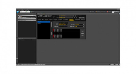 ECLER MIMO4040CDN Matrice audio digitala cu interfata Dante pentru conferinte - Img 4