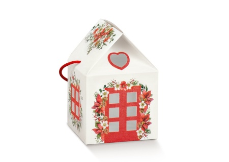 Cutie cadou cu manere textile White House 12x12x11