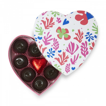 CUTIE CPraline de ciocolata belgiana Valentino Heart Jazzy 110 G - Img 1