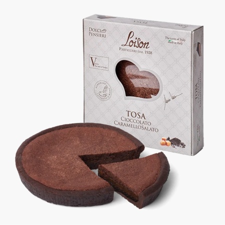 Tosa – Prajitura de Ciocolata cu Caramel Sarat, Loison 300g - Img 1