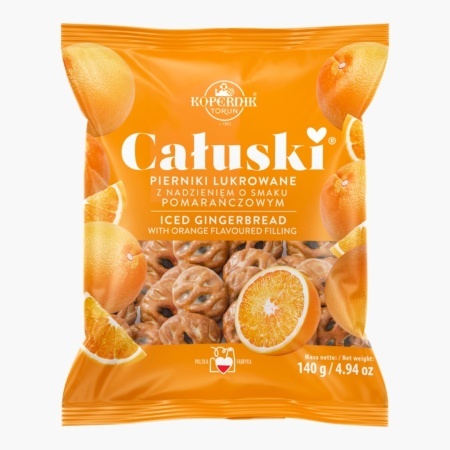 Turtă dulce glazurată cu aromă de portocala Kopernik 140g