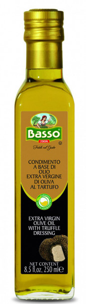 Ulei de masline extravirgin aromat cu trufe Basso la 250ml sticla