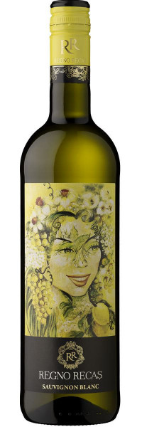 Vin alb sec Recas Regno Sauvignon Blanc 0.75L - Img 1