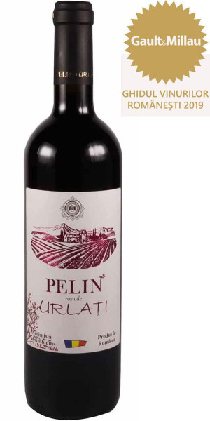 Vin rosu demisec Pelin Rosu de Urlati 0.75L - Img 1
