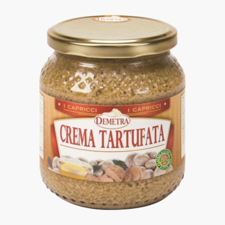 Crema tartinabila cu trufe albe si ciuperci champignon, Demetra 540gr - Img 1