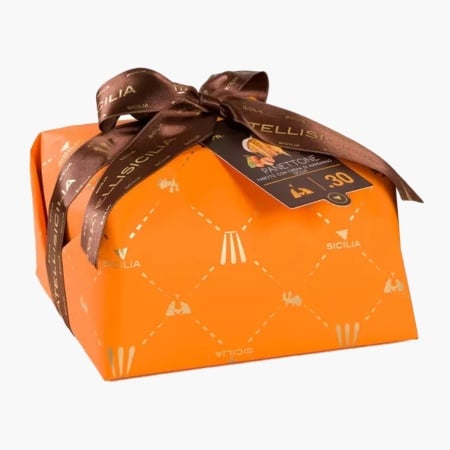 Panettone Fratelli Sicilia cu stafide si mandarine siciliene, 500g