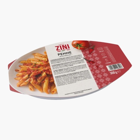 Penne all’Arrabbiata, paste gata preparate, produs congelat, Pasta Zini 350g