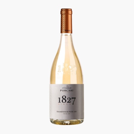 Vin alb Traminer de Purcari 2020, 750 ml - Img 1