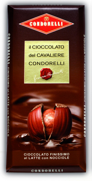 Ciocolata cu lapte si alune de padure fara gluten 100g Condorelli - Img 1