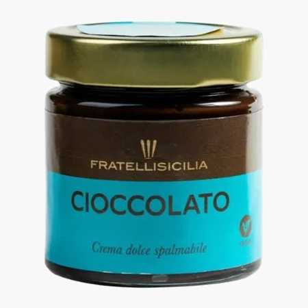Crema tartinabila de ciocolata fara lapte, Fratelli Sicilia 200g - Img 1