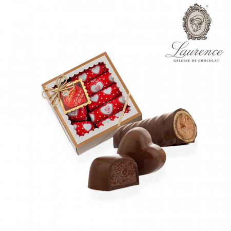 Cutie de bomboane Valentine Celebration Box, Laurence Chocolate, 255g