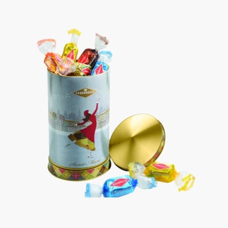 Cutie muzicală cu bomboane Torroncini asortate, Carillon Condorelli 180g