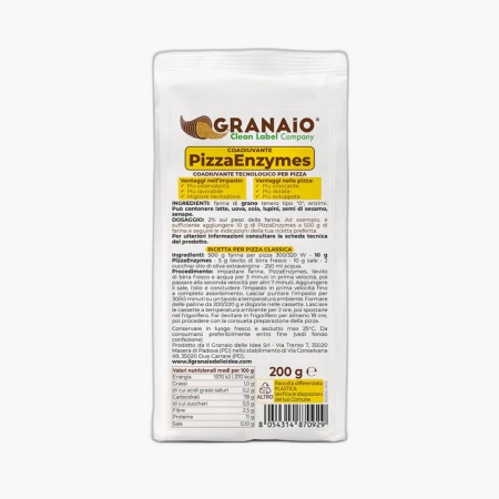Enzime naturale pentru pizza si focaccia Pizzaenzymes Ruggeri 200g