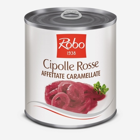 Felii de ceapa rosie caramelizata, Robo 800g - Img 1