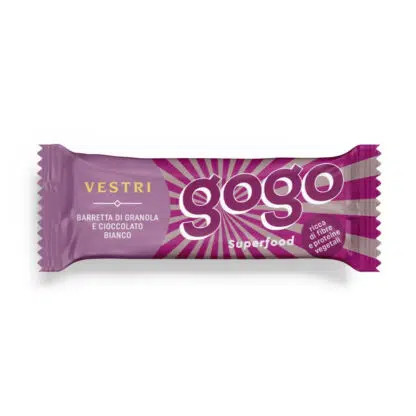 GOGO baton cu granola si ciocolata alba cu cocos, VESTRI, 32g