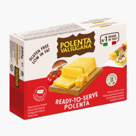 Polenta Valsugana, mamaliga gata preparata, fara gluten, fara conservant, Bonomelli 600g