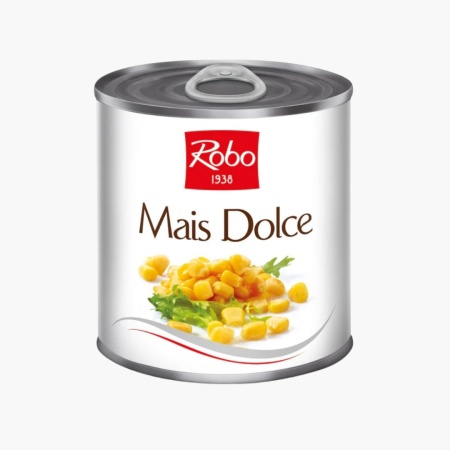Porumb dulce fiert la conserva, 300g Robo