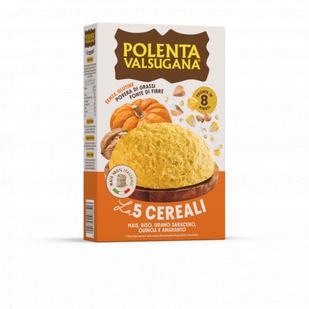 Preparat pentru mamaliga rapida 5 Cereale fara gluten, Polenta Valsugana- Bonomelli, 350g