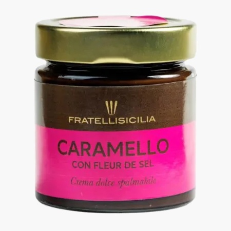 Crema tartinabila de ciocolata si caramel sarat, Fratelli Sicilia 200g