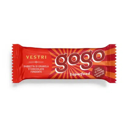 GOGO baton cu granola si ciocolata neagra, VESTRI, 32g