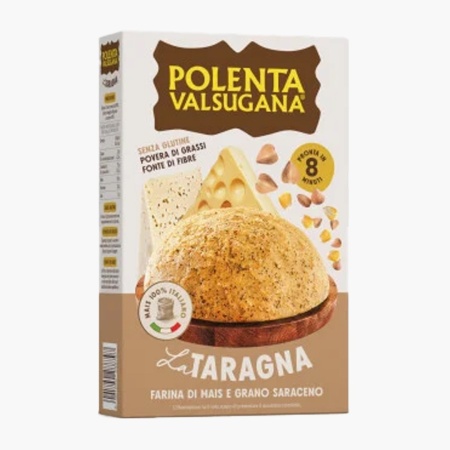 Polenta Valsugana cu faina de porumb si hrisca, preparat pentru mamaliga instant, fara gluten, Bonomelli 330g - Img 1