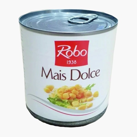 Porumb dulce fiert la conserva, 300g Robo - Img 1