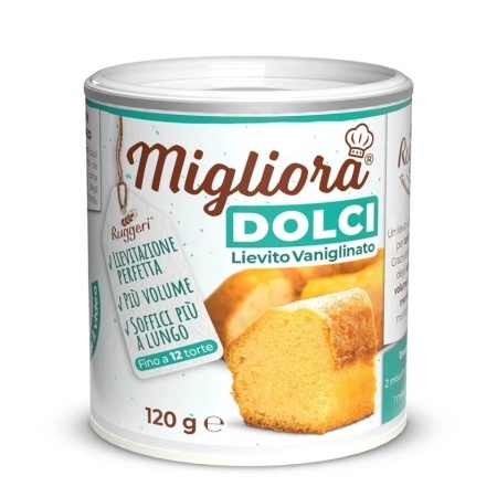 Preparat pentru deserturi cu enzime naturale si vanilie Migliora Dolci, Ruggeri 120g