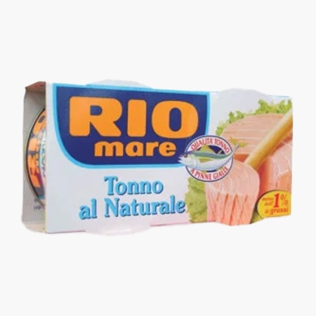 Ton in suc natural Rio Mare, 160g x 2 buc