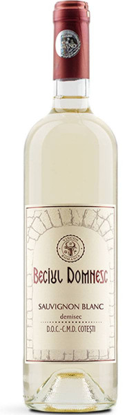 Vin alb demisec Beciul Domnesc Sauvignon Blanc 0.75L - Img 1