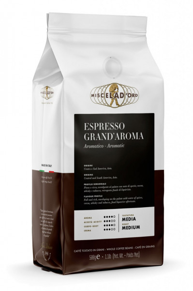 Cafea boabe Miscela d&#039;Oro Grand&#039; Aroma 500 g - Img 1