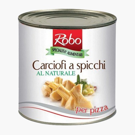 Carciofi, anghinare sferturi fierte, Robo 2550g