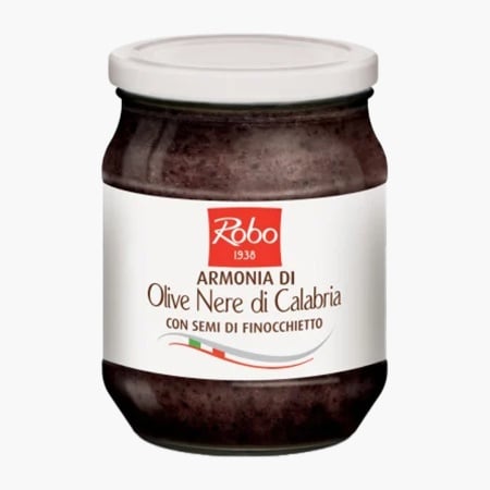 Crema de masline negre si seminte de fenicul, Robo 530g - Img 1