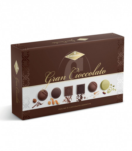 Praline de ciocolata asortate GRAN CIOCCOLATO fara gluten 360g, Condorelli