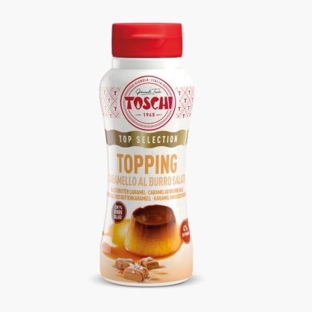 Topping cu aroma de caramel sarat, fara gluten, Toschi 200g