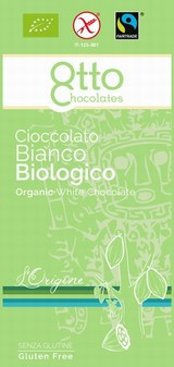 Ciocolata alba BIO, fara gluten, OTTO 100g