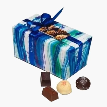 Cutie cu praline belgiene Blue Ballotin Valentino 160 G