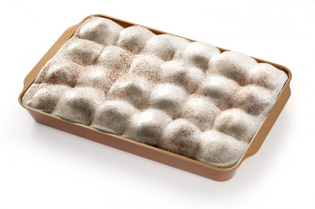 Prajitura profiterol cu ciocolata alba 24 buc, 1.2kg